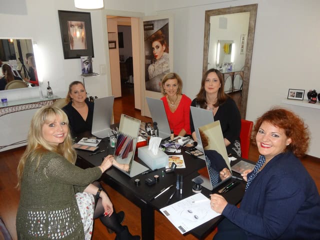 coaching maquillage en groupe